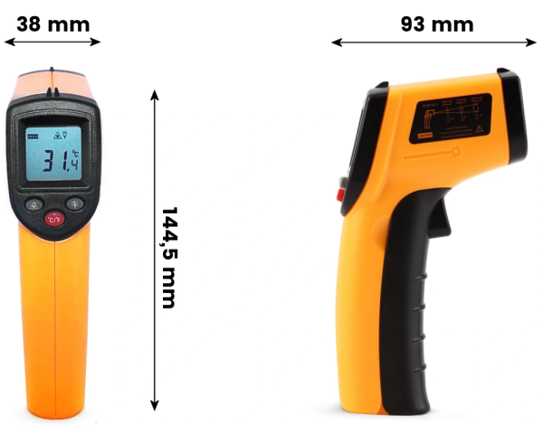 PIROMETR GM320 -50°C~400°C