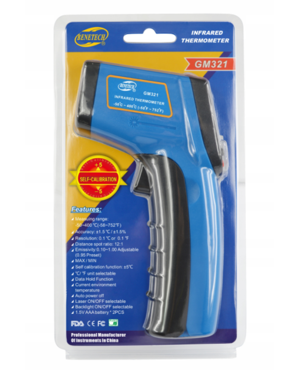 PIROMETR GM321 -50°C~400°C