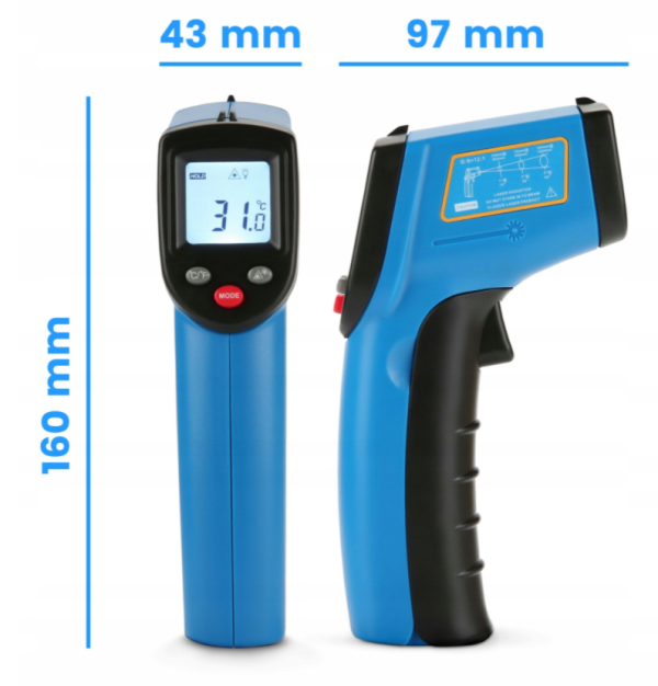 PIROMETR GM321 -50°C~400°C