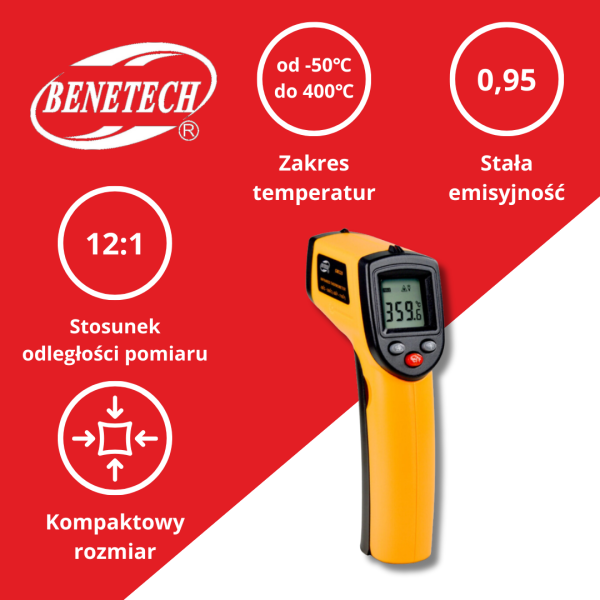 PIROMETR GM320 -50°C~400°C