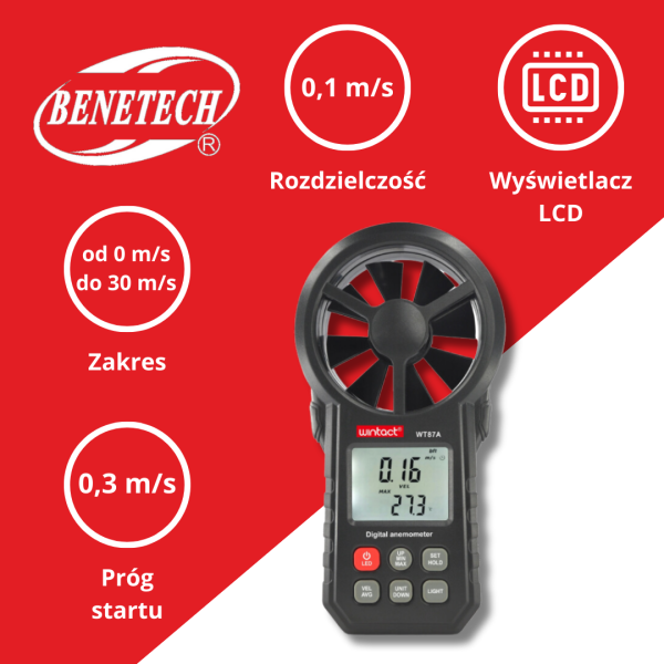 ANEMOMETR WT87A