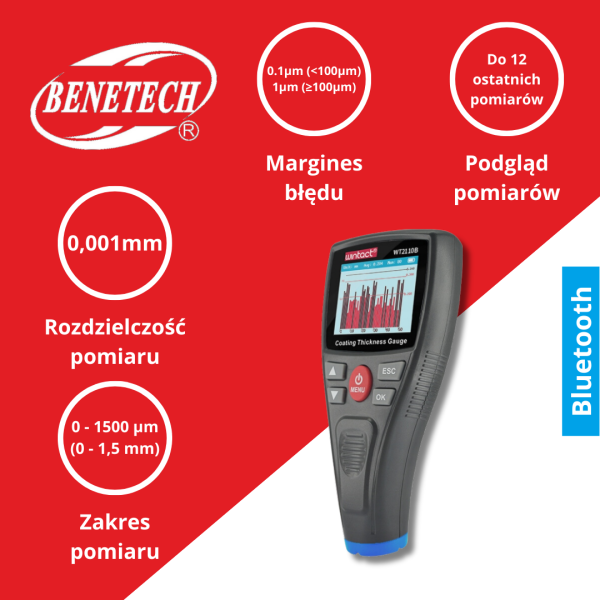 MIERNIK GRUBOŚCI WT2110B