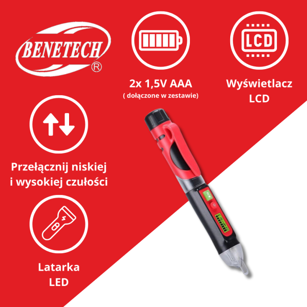 DETEKTOR NAPIĘCIA WT3010