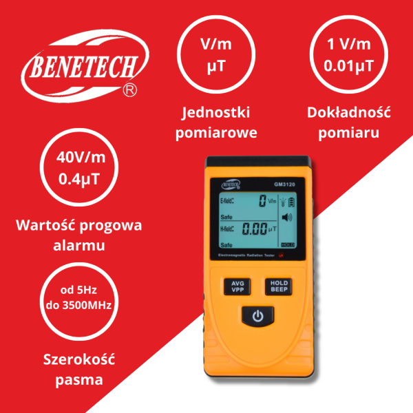MIERNIK POLA ELEKTRO-MAGNETYCZNEGO GM3120
