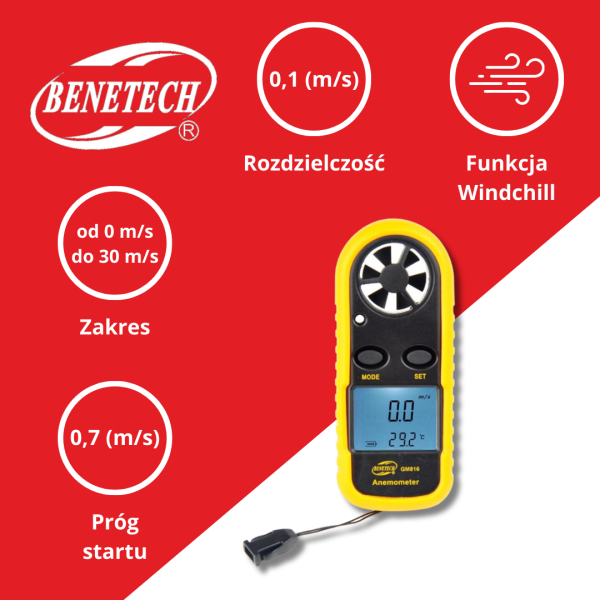 ANEMOMETR GM816