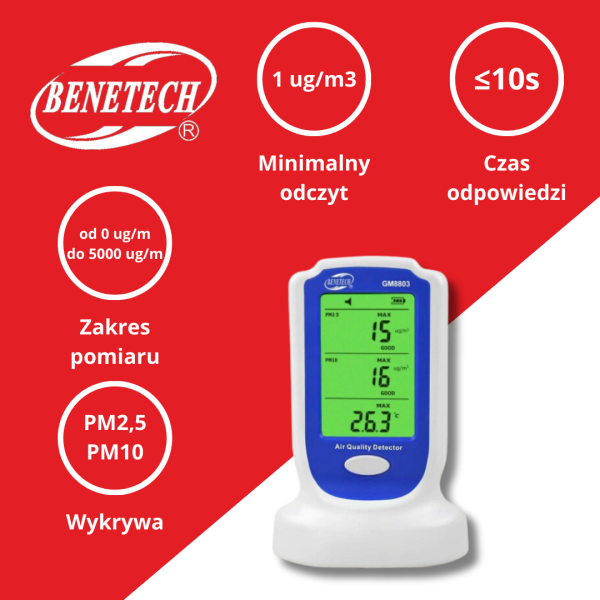 CZUJNIK JAKOŚCI POWIETRZA GM8803