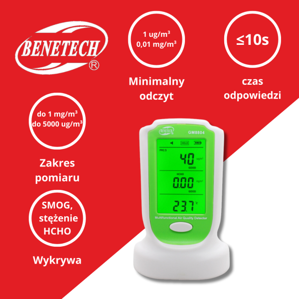 CZUJNIK JAKOŚCI POWIETRZA GM8804