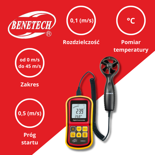 ANEMOMETR GM8901