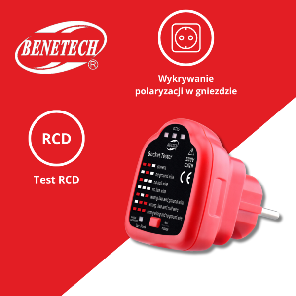 TESTER GNIAZD SIECIOWYCH GT85