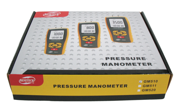 MANOMETR RÓZNICOWY GM510