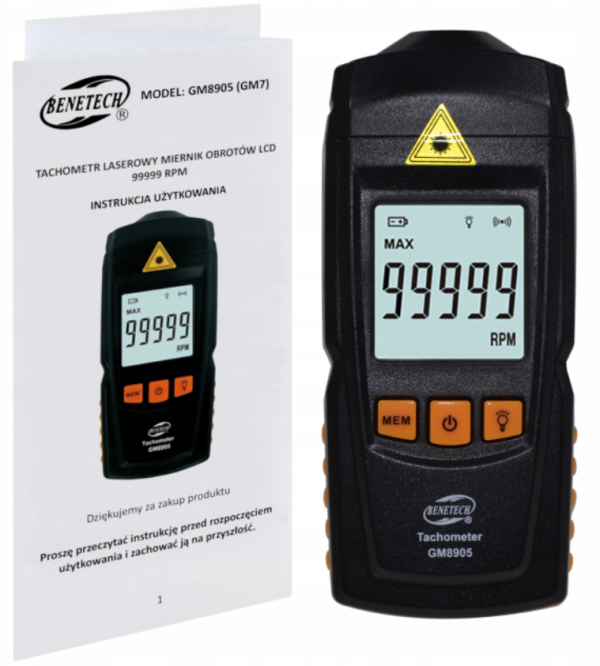 TACHOMETR GM8905