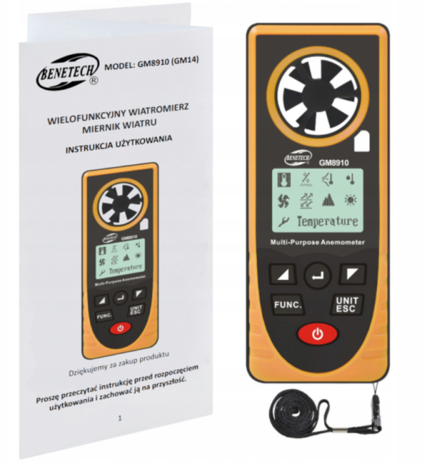 ANEMOMETR GM8910