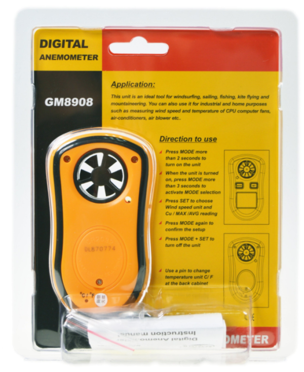 ANEMOMETR GM8908
