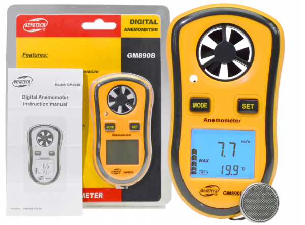 ANEMOMETR GM8908
