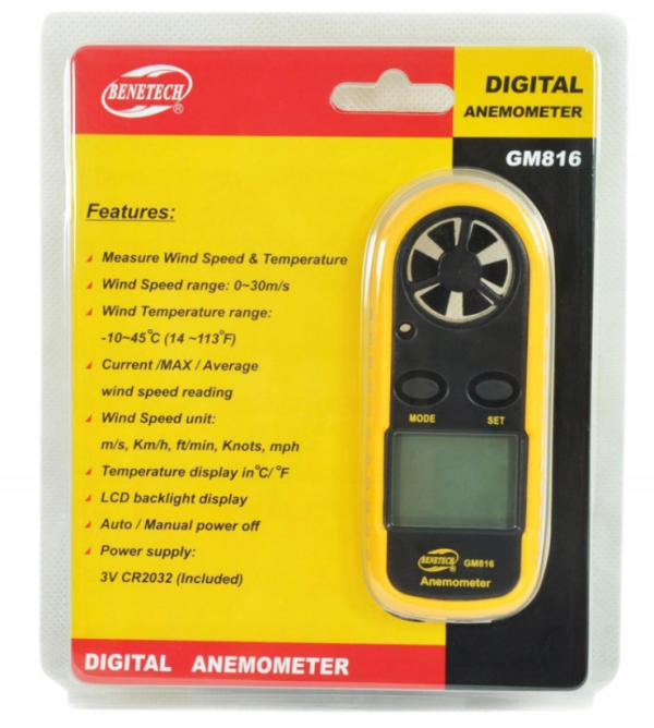 ANEMOMETR GM816