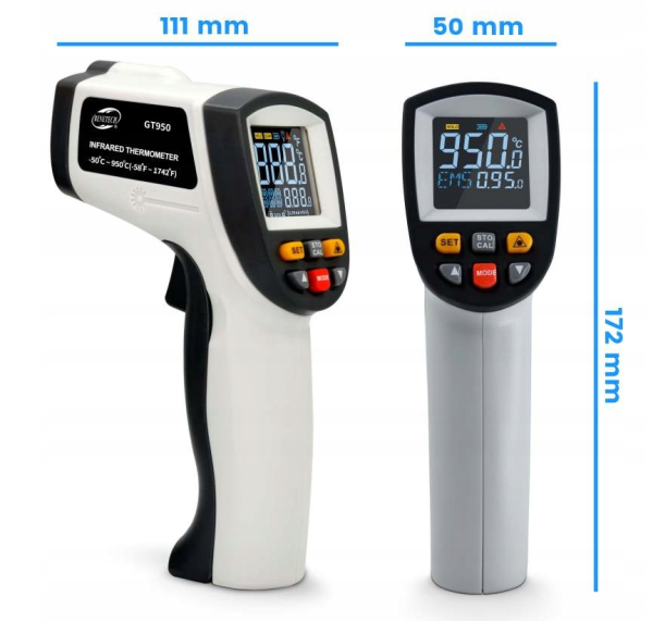 PIROMETR GT950 -50°C~950°C