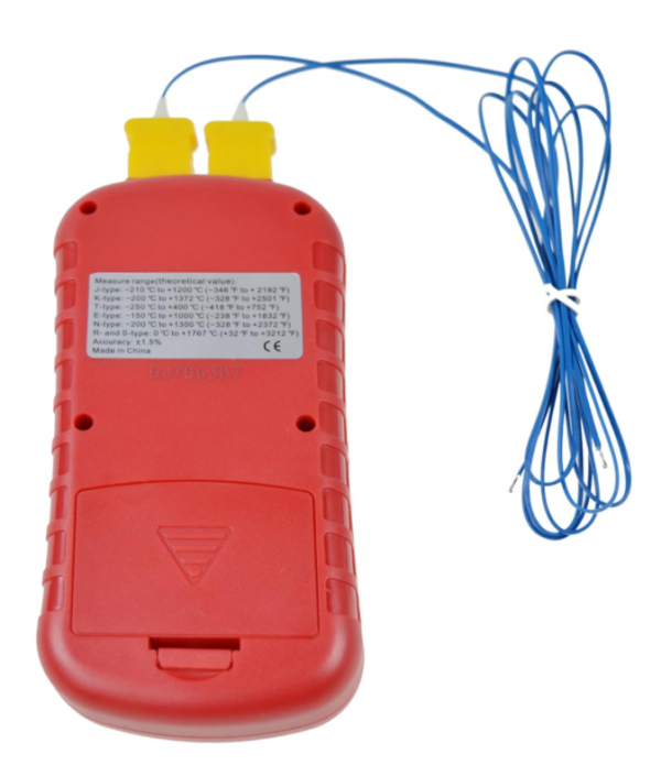 CYFROWY TERMOMETR 2x TERMOPARA GM1312