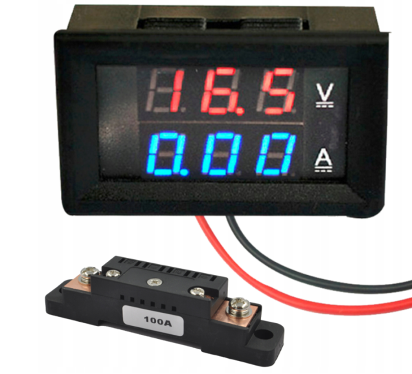 AMPEROMIERZ WOLTOMIERZ 100V 100A PRĄD STAŁY DC