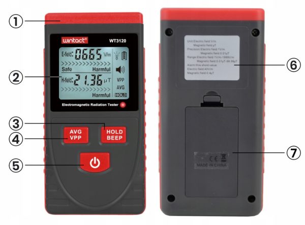 MIERNIK POLA ELEKTROMAGNETYCZNEGO WT3120