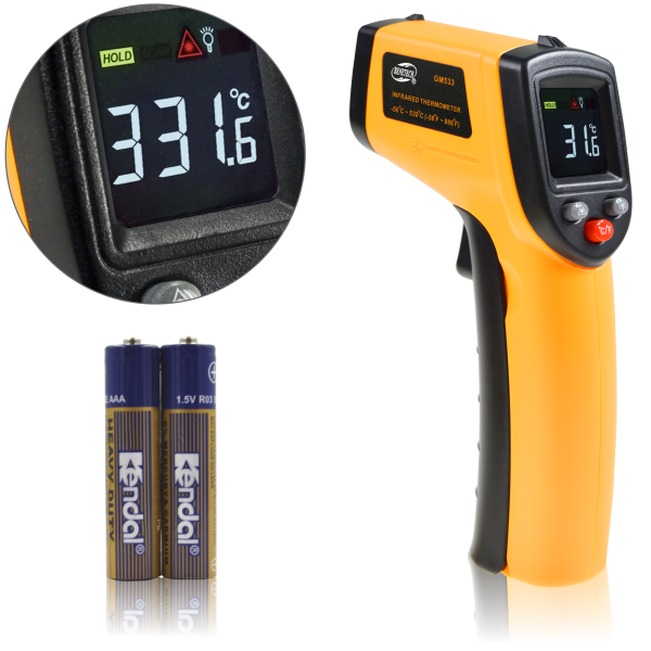 PIROMETR GM533 -50°C~530°C