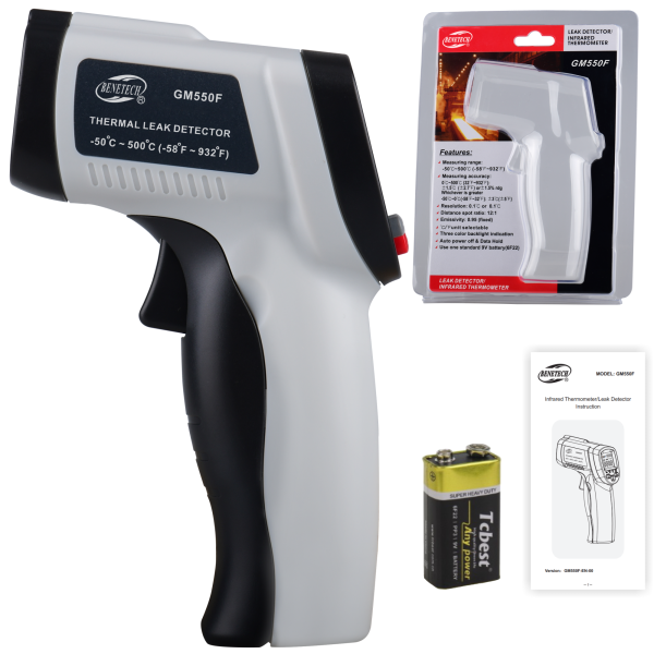 PIROMETR GM550F -50°C~500°C