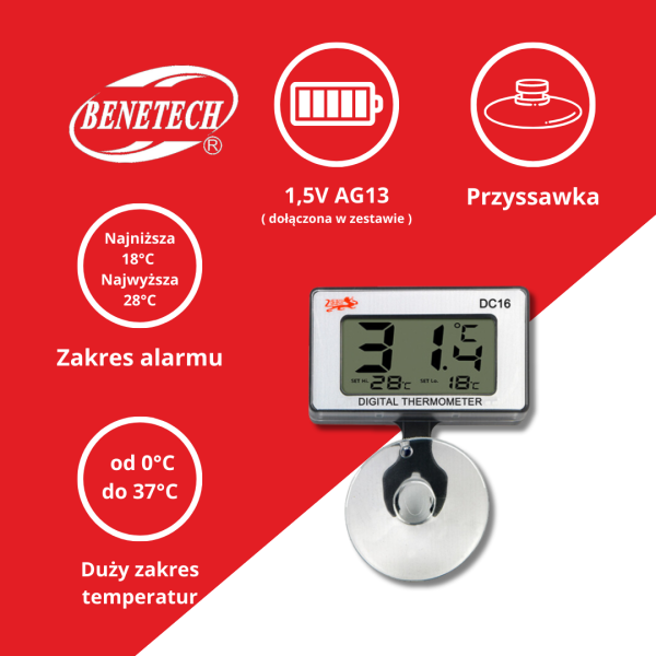 TERMOMETR DO AKWARIUM TERRARIUM TM2070