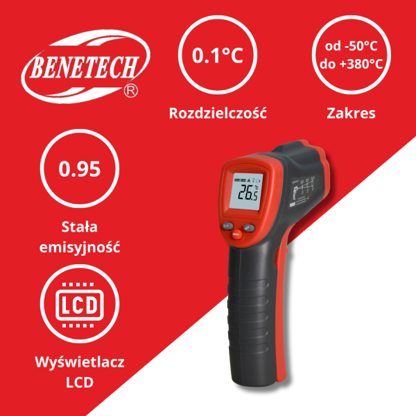 PIROMETR WT320 -50°C~380°C