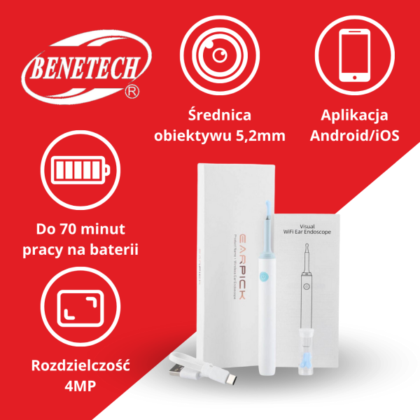 KAMERA DO CZYSZCZENIA USZU NV100