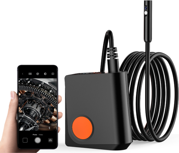 KAMERA INSPEKCYJNA 5,5mm WiFi DUAL ENDOSKOP WARSZTATOWA DO TELEFONU ANDROID