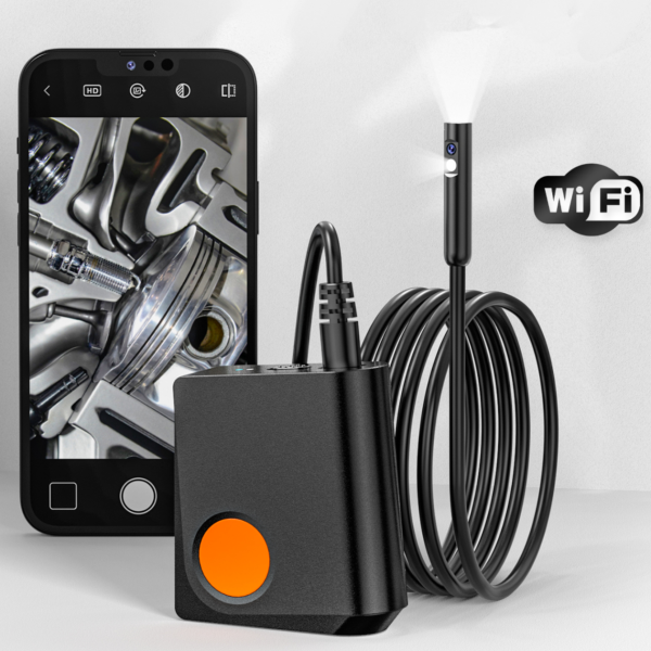 KAMERA INSPEKCYJNA 5,5mm WiFi DUAL ENDOSKOP WARSZTATOWA DO TELEFONU ANDROID